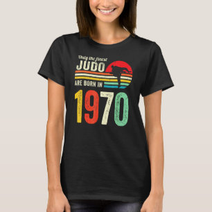 Judo Martial Art Judoka Fighter 1970er Jahre Retro T-Shirt