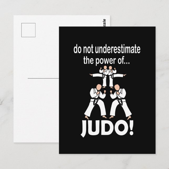 Judo Martial Arts Self Defense Taekwondo Judo Postkarte (Vorne/Hinten)