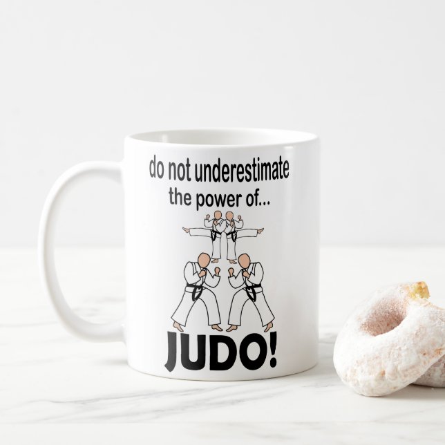 Judo Martial Arts Sport Karate Judo Kaffeetasse (Mit Donut)
