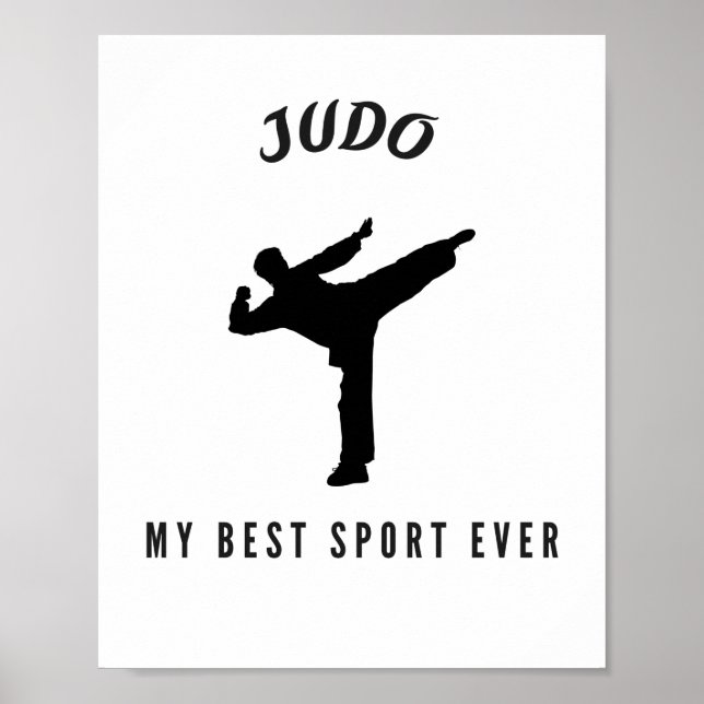 Judo mein bester Sport aller Zeiten Poster (Vorne)