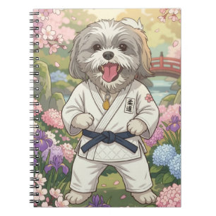 Judo-Meister Shih Tzu Notizblock