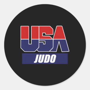 Judo Mial 2021 US-Team Runder Aufkleber