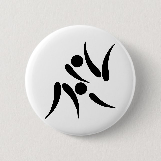 Judo-Olympia-Piktogramm 2005 Button (Vorderseite)