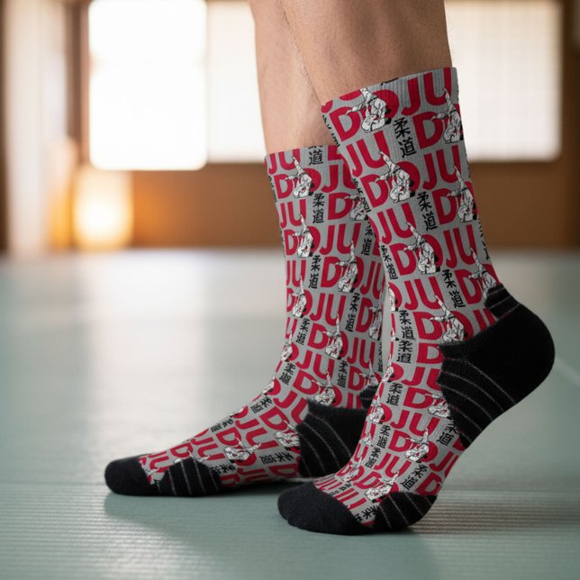 Judo Pattern - Bold and Dynamic Socken (Von Creator hochgeladen)