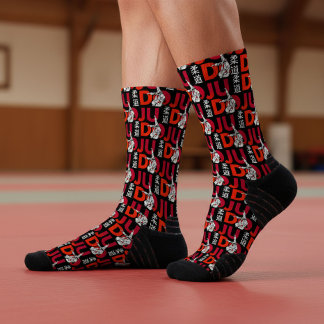Judo Pattern - Bold and Dynamic Socken