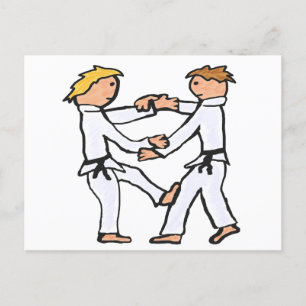 Judo Postkarte