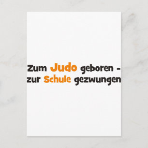 Judo Postkarte
