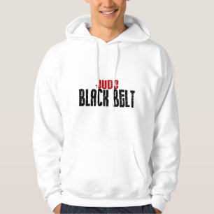 Judo-schwarzer Gürtel Hoodie