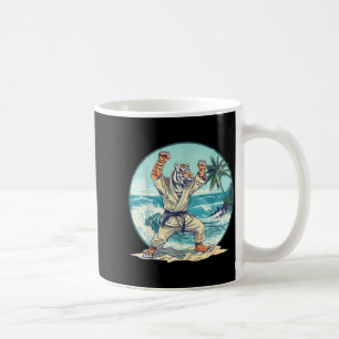 Judo Tiger Taekwondo Martial Arts Judo Welle Ozean Kaffeetasse
