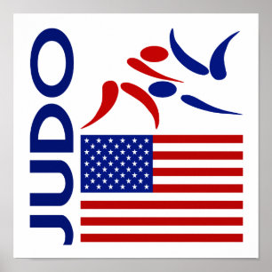 Judo Vereinigte Staaten Poster