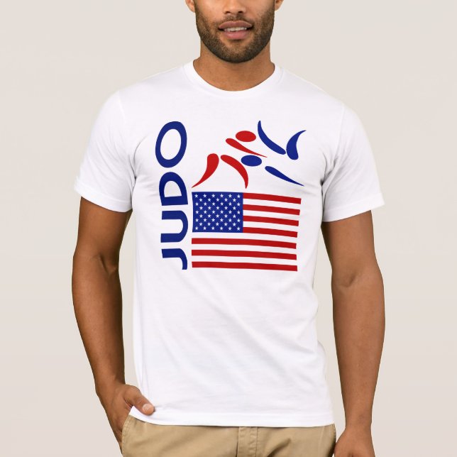 Judo Vereinigte Staaten T-Shirt (Vorderseite)