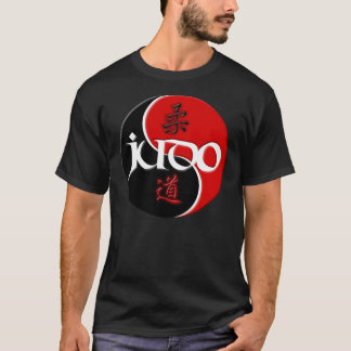 Judo Yin Yang Dunkelheits-T - Shirt