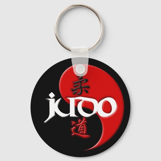 Judo Yin Yang Key Chain Schlüsselanhänger (Vorderseite)