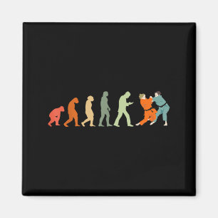 Judoka Taekwondo Karate Aikido Ju-Jutsu Evolution Magnet