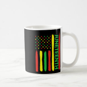 Jüdzehnte in Flag für schwarze Geschichte Tag Schw Kaffeetasse