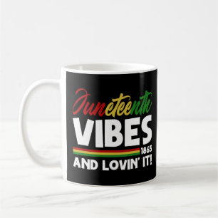 Jüdzehnte Vibes - Freiheitstag 1865 Schwarze Gesch Kaffeetasse