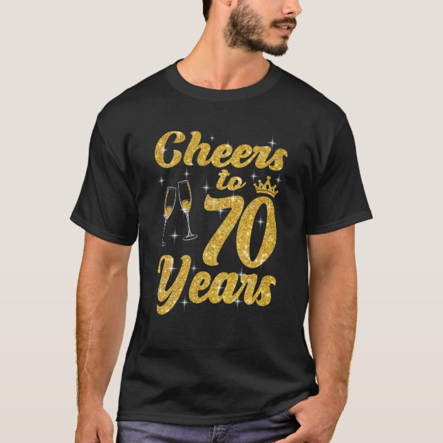 Juers to 70 Years Old Queen Niedlich 70. Geburtsta T-Shirt (Vorderseite)