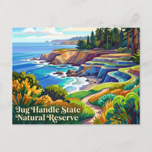 Jug Handle State Naturreservat Kalifornien Postkarte