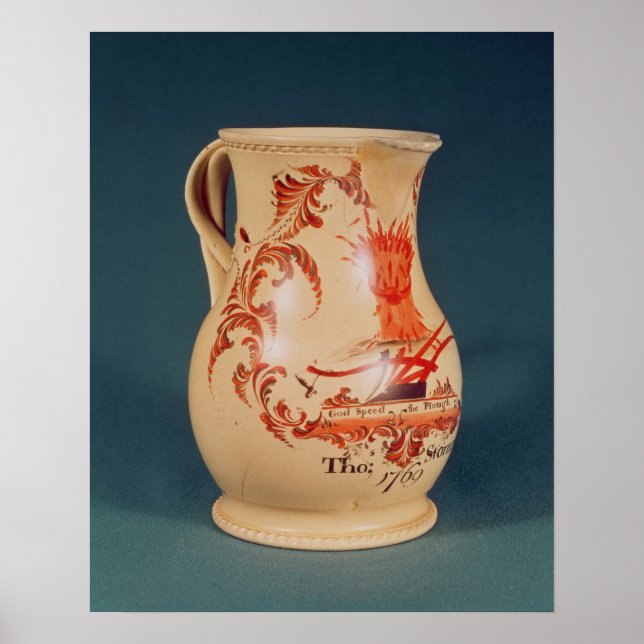 Jug, Leeds, c.1770 Poster (Vorne)