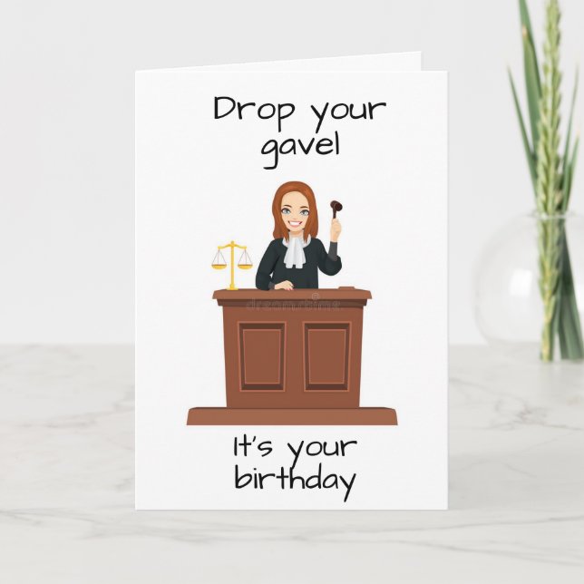 **Juge** CARTE "SON ANNIVERSAIRE" (Devant)