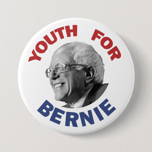 Jugend für Bernie Button (Vorderseite)