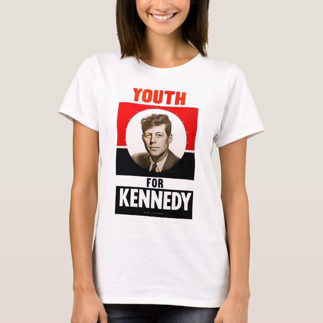 Jugend für Präsidenten John F. Kennedy T-Shirt (Vorderseite)