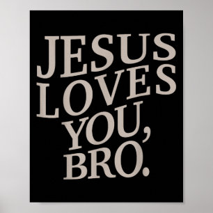 Jugend Jesus Lieben Sie Bro Funny Christlichen Jun Poster