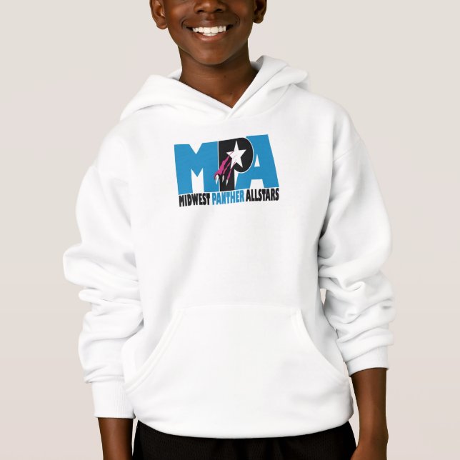 Jugend MPA-Jahr des Katzen-Schweiss-Shirts Hoodie (Vorderseite)