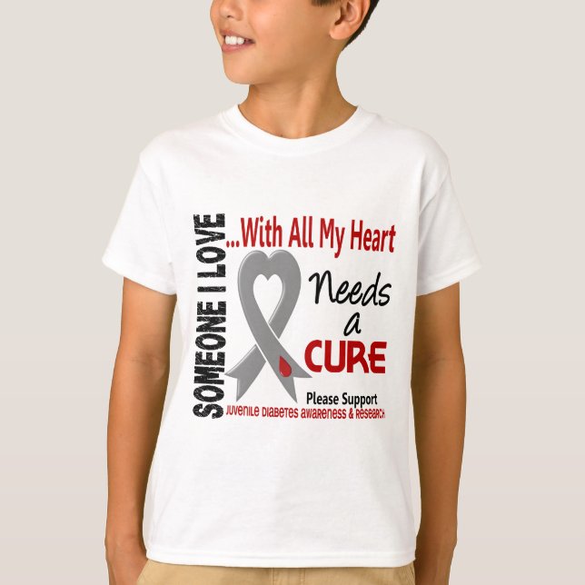 Jugenddiabetes benötigt eine Heilung 3 T-Shirt (Vorderseite)