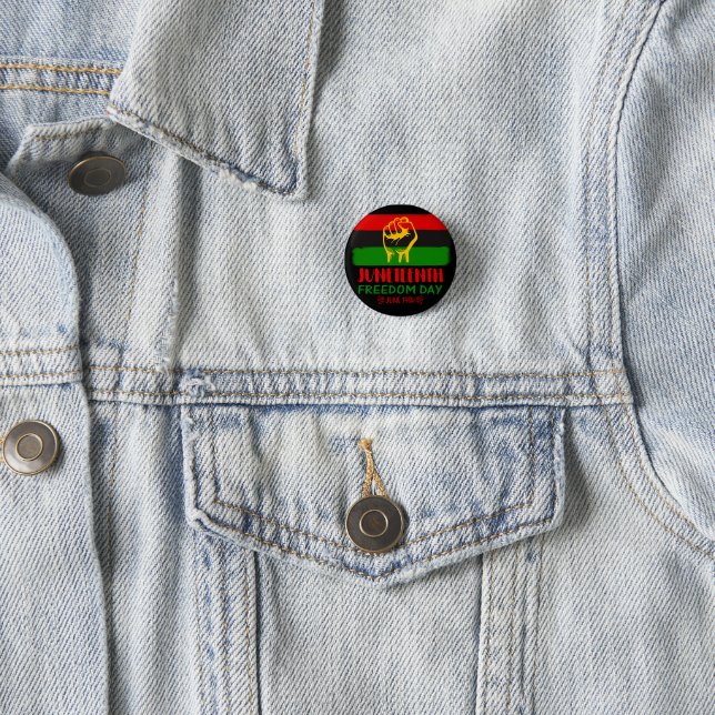 Jugendfreiheitstag Schwarze Geschichte Button (Beispiel)