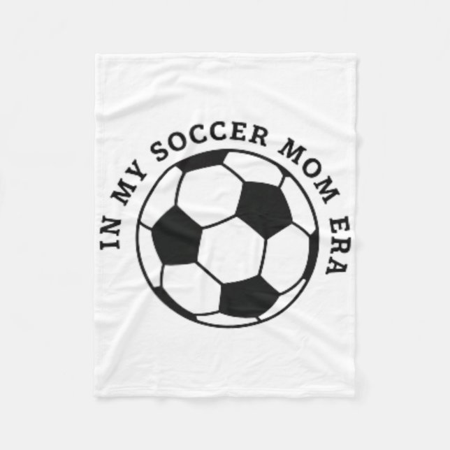Jugendfußballmutter, Team-Mutter Fußballspiel-Tage Fleecedecke (Vorderseite)