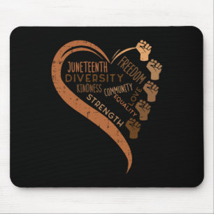 Jugendherberge Fists Black History Melanin Men W Mousepad