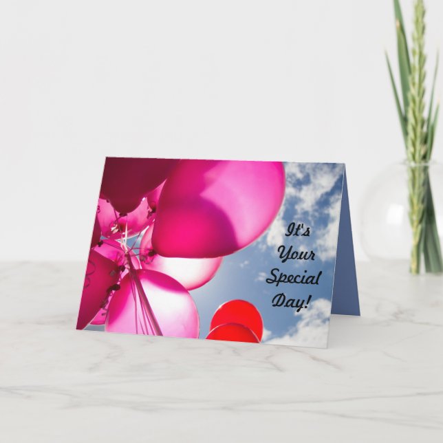 Jugendlich Geburtstag Karte (Vorderseite)