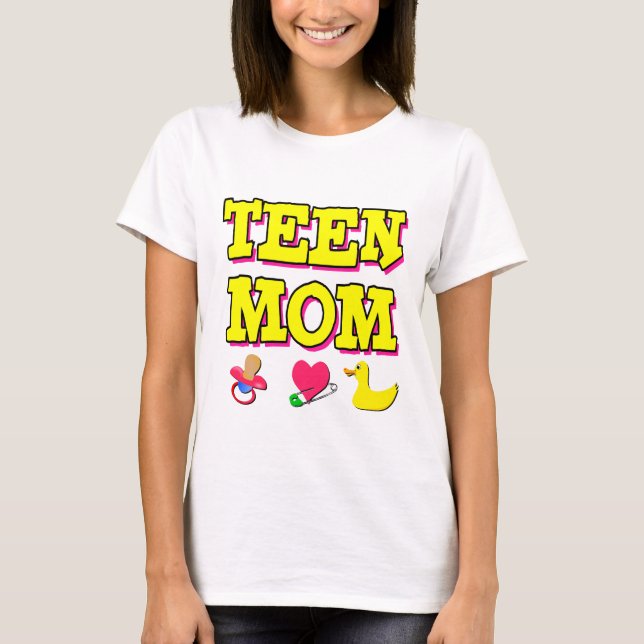 Jugendlich Mama T-Shirt (Vorderseite)