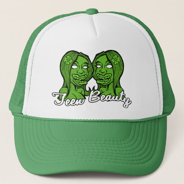 Jugendlich Schönheit Truckerkappe (Vorderseite)