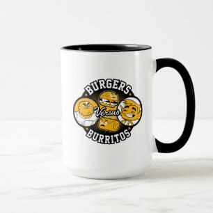 Jugendlich Titanen gehen!   Burger gegen Burritos Tasse