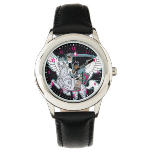 Jugendlich Titanen gehen! KriegerCyborg, der Armbanduhr