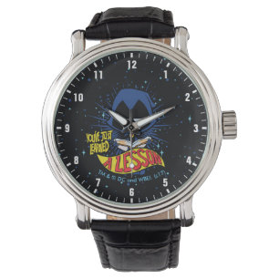 Jugendlich Titanen gehen! Rabe "lernte eine Armbanduhr