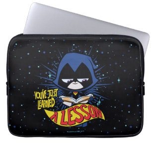 Jugendlich Titanen gehen!   Rabe "lernte eine Laptopschutzhülle