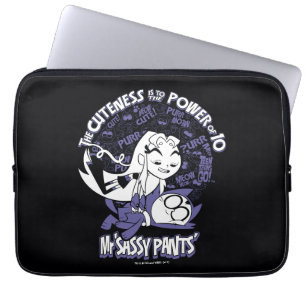 Jugendlich Titanen gehen!   Starfire u. Herr Sassy Laptopschutzhülle