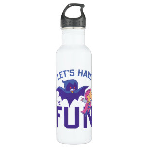 Jugendlich Titanen gehen!   Starfire u. Rabe Trinkflasche