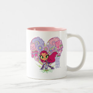 Jugendlich Titanen gehen!   Starfires Zweifarbige Tasse