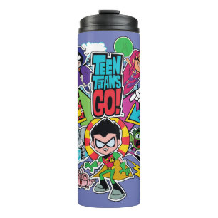 Jugendlich Titanen gehen!   Team-Pfeil-Grafik Thermosbecher
