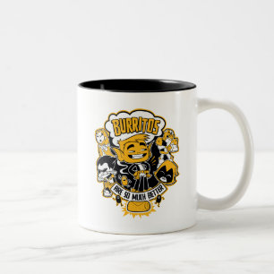 Jugendlich Titanen gehen!   Tier-Junge "Burritos Zweifarbige Tasse
