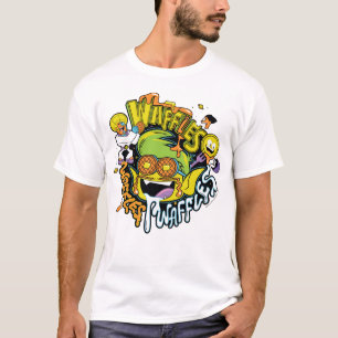 Jugendlich Titanen gehen!   Tier-Jungen-Waffeln T-Shirt