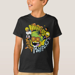 Jugendlich Titanen gehen!   Tier-Jungen-Waffeln T-Shirt