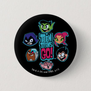 Jugendlich Titanen gehen!   Titan-Hauptmuster Button