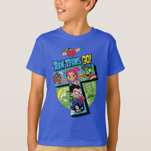 Jugendlich Titanen gehen!   Titan-Turm-Collage T-Shirt