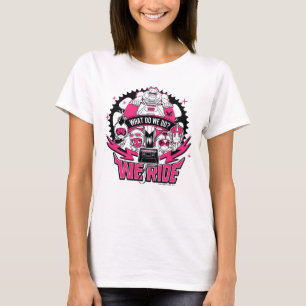 Jugendlich Titanen gehen! "wir reiten" Retro T-Shirt