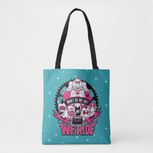 Jugendlich Titanen gehen!   "wir reiten" Retro Tasche
